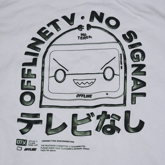 OffLine TV LS Light Purple Unisex Pullover Hoodie - Size Large - Picture 2 of 8